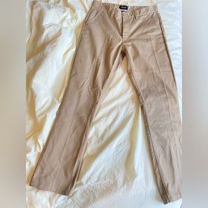 Men’s khaki pants.
